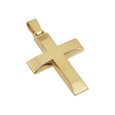 Χρυσός σταυρός Κ14-Κ9 Τ120